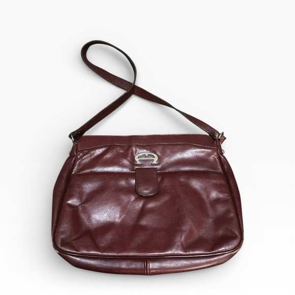 Etienne Aigner Handbags - Etienne Aigner vintage Burgundy Leather Shoulder Bag